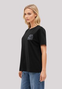 F4NT4STIC COOL MOM MAMA MUTTERTAGS CLUB BESTICKT - Print T-shirt - schwarz