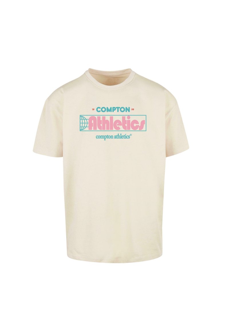 Upscale by Mister Tee T-shirt print zandkleur Upscale by Mister Tee T-shirt print zandkleur