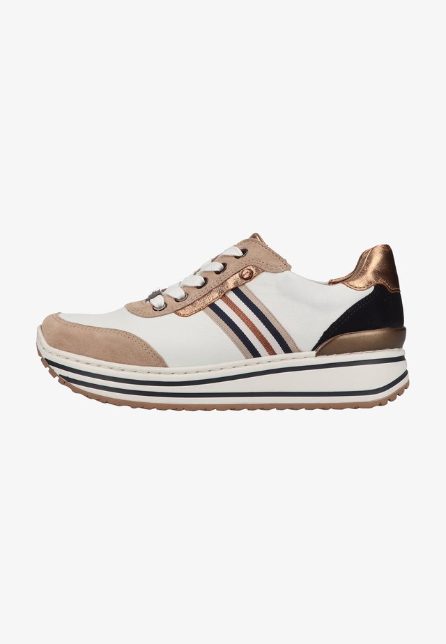 Zapatillas - sand/weiss,whisky/blau 76