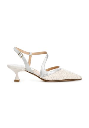 Tacones - white silver-coloured