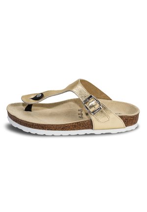 T-bar sandals - gold