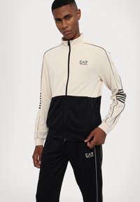 EA7 Emporio Armani TUTA SPORTIVA - Tracksuit - sand/black