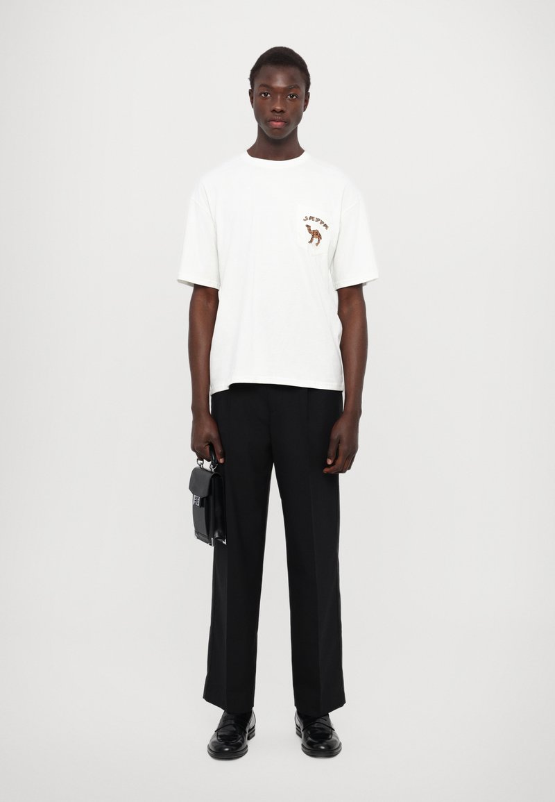 HOUSE OF JAFFA POCKETED UNISEX - T-shirt imprimé - off white
