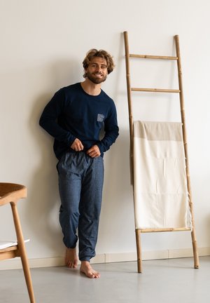 Phil & Co. Berlin SET LONG - Pyjama - blue grey