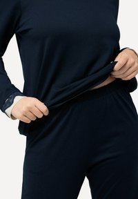 Ulla Popken RUNDHALS LANGARM SET - Pigiama - dark blue