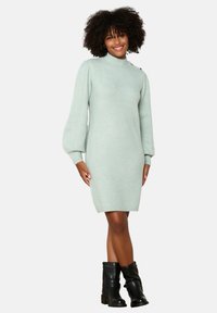 LolaLiza WITH BUTTONS - Abito in maglia - mint green