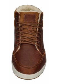 HUB MARK - High-top trainers - cognac