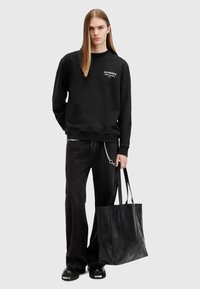 AllSaints SANCTUM CREW - Felpa - black