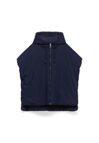 ADOLFO DOMINGUEZ PADDED VEST WITH HOOD WOMAN PADDED VEST WITH HOOD WOMAN - Giacca invernale - navy blue