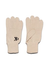 Calvin Klein Jeans SEASONAL POM POM GLOVES - Guanti - birch