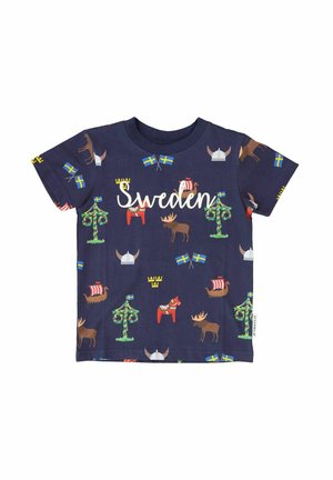 SWEDISH ICONS  - Print T-shirt - dark blue