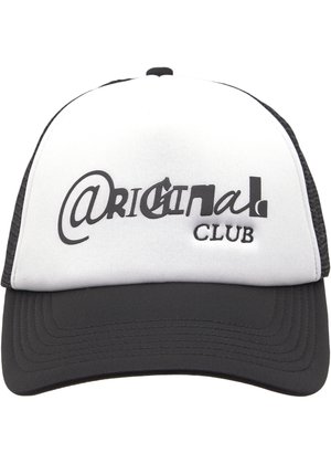 Čierno-biela šiltovka s pevnou prednou časťou, čiernym šiltom, bielou textíliou a štýlovým logom "Original Club" v čiernom vyšívaní.