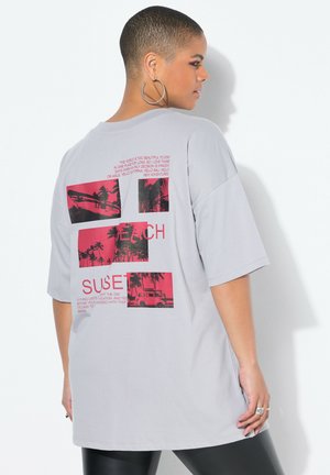 PALMEN HALBARM - T-Shirt print - stone grey