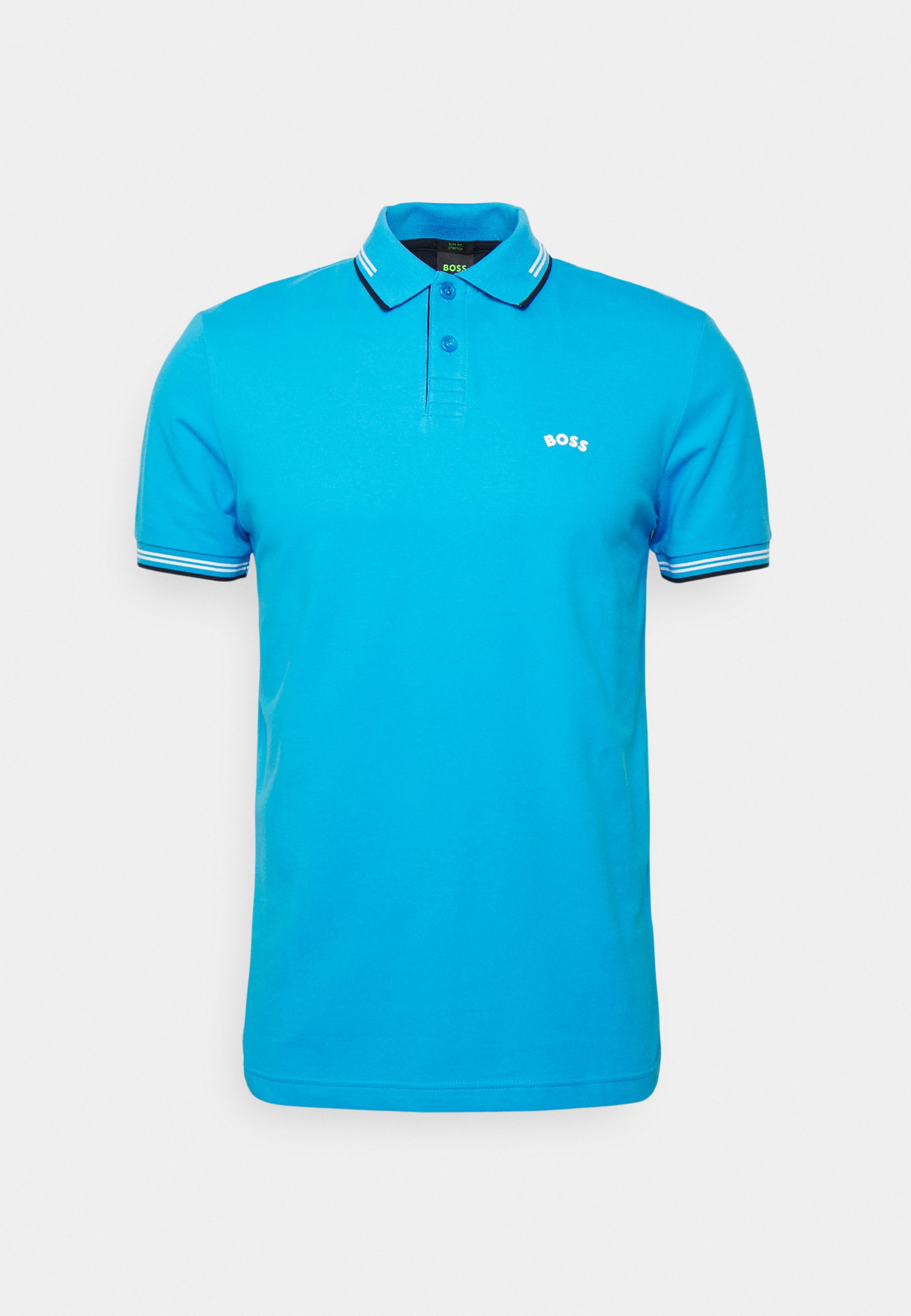 BOSS PAUL CURVED - Poloshirt - open blue/blauw - Zalando.nl