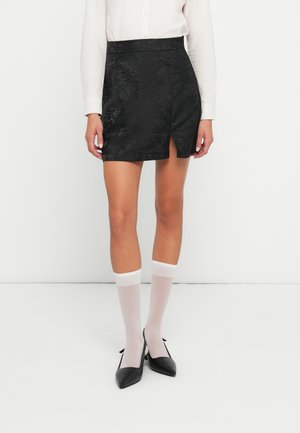 PCMARIA MINI SKIRT - Minirok - black