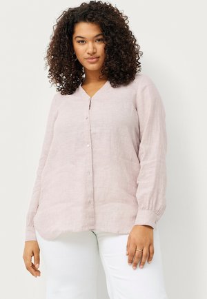 CAMILLE - Button-down blouse - beigemeliert