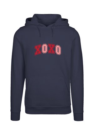 XOXO VARSITY COLLEGE STYLE VALENTINSTAG - Hoodie - navy