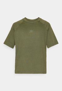 WASHED HIGH NECK BOXY TEE - Navadna majica - duffel bag