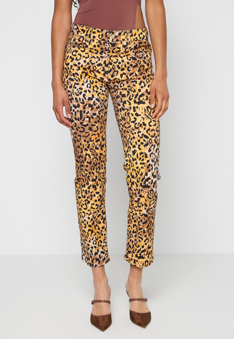 Just Cavalli Slim fit jeans geel Just Cavalli Slim fit jeans geel