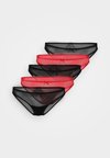 5 PACK - Cuecas - black/red