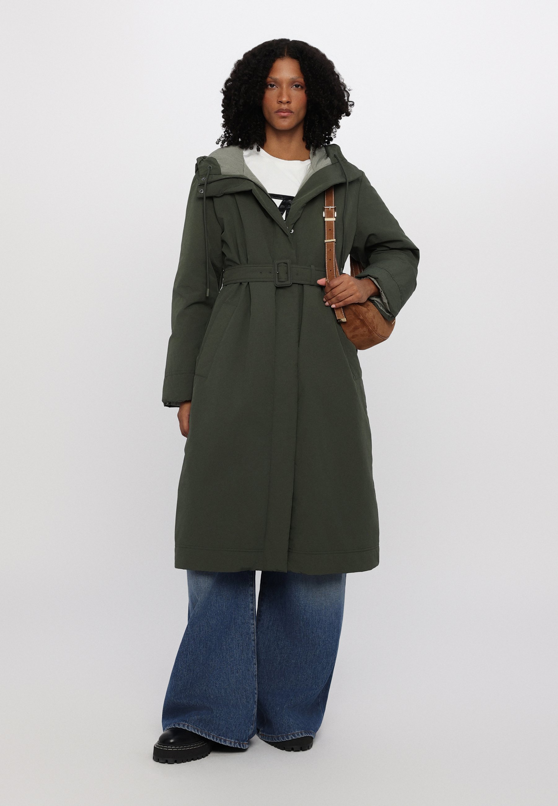 Weekend Max Mara USSITA - Down coat - verde kaki/khaki - Zalando