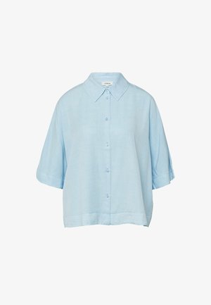 s.Oliver, BLUSE - Overhemdblouse - hellblau