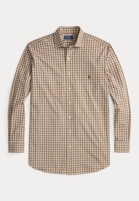 PLAID STRETCH POPLIN SHIRT - Košile - brown multi