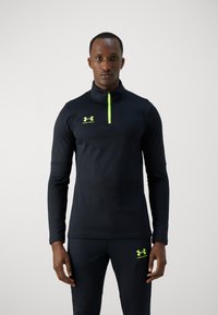 Under Armour - CHALLENGER - Camiseta de manga larga - black/high vis yellow Imagen en miniatura 1