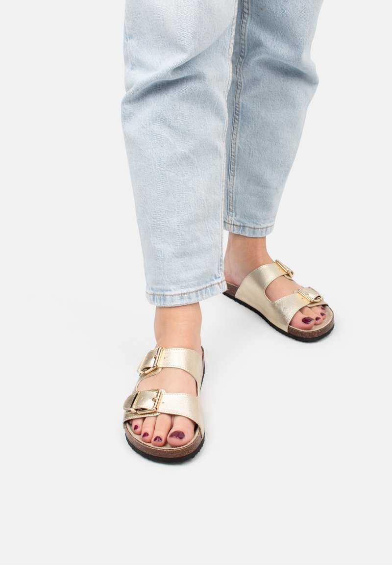 PS POELMAN Muiltjes - gold