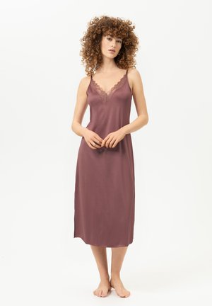mey, MEY DAMEN NEGLIGÉ SERIE PURE SHINE LACE UNI - Nachthemd - java
