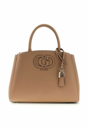 Guess, ISOLA 3 COMPARTMENT SATCHEL - Bolso de mano - beige