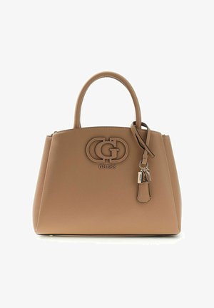 Guess, ISOLA 3 COMPARTMENT SATCHEL - Borsa a mano - beige