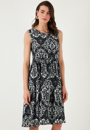 LELA REGULAR FIT czarny melanż