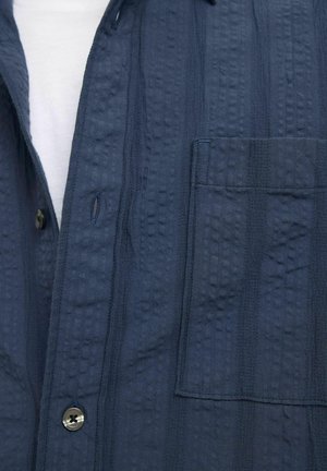 Selected, Short sleeved Cotton - Camisa - sky captain
