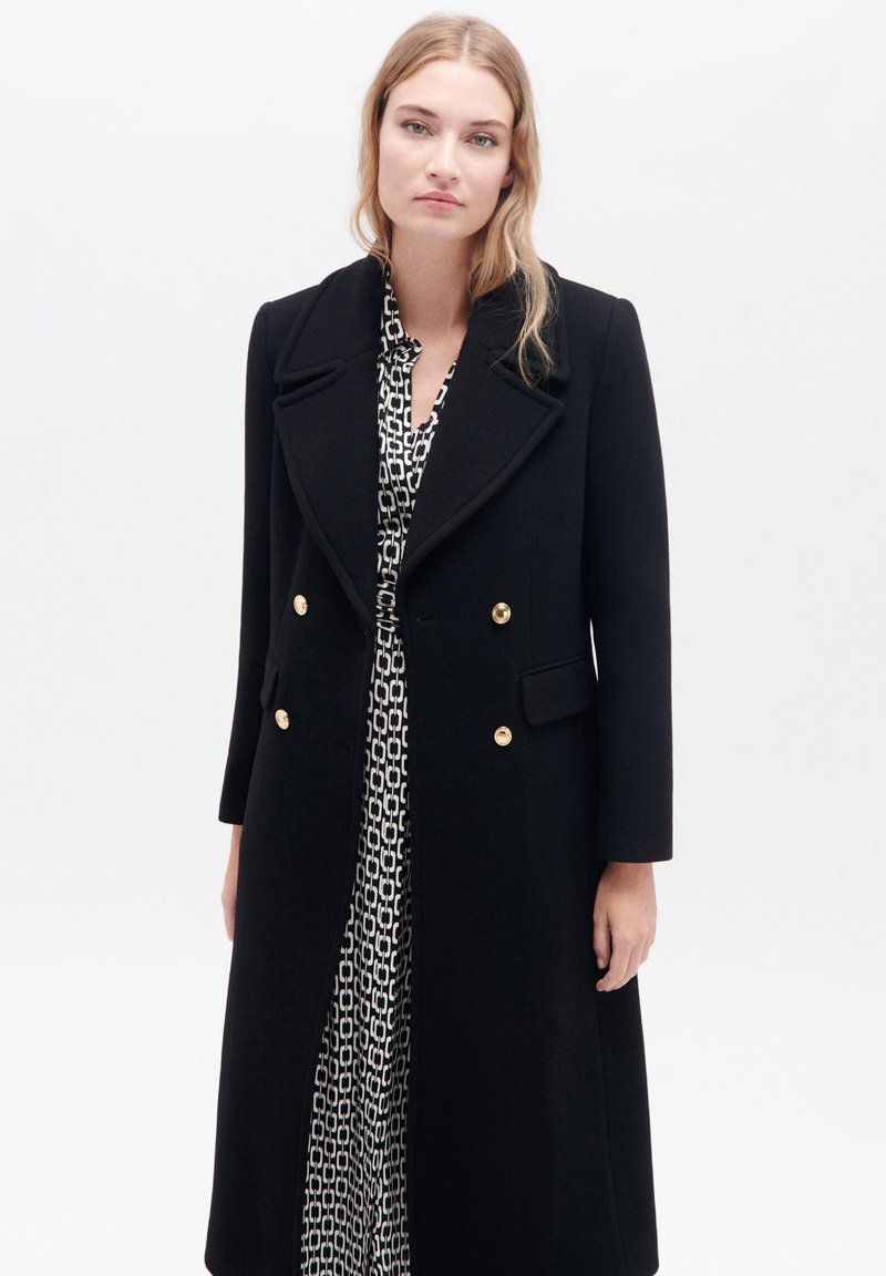 Caroll FRENCH BRAND FASHION ELEGANT MODERN GUIMO - Manteau classique - black/noir - ZALANDO.FR
