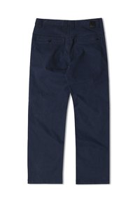 Former CRUX HERRINGBONE PANT - Nohavice - washed navy