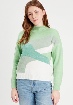 MIT STEHKRAGEN - Maglione - green