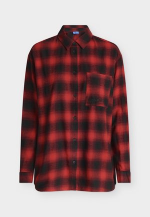 Karl Lagerfeld Jeans, OVERSHIRT - Overhemd - black-red shadow
