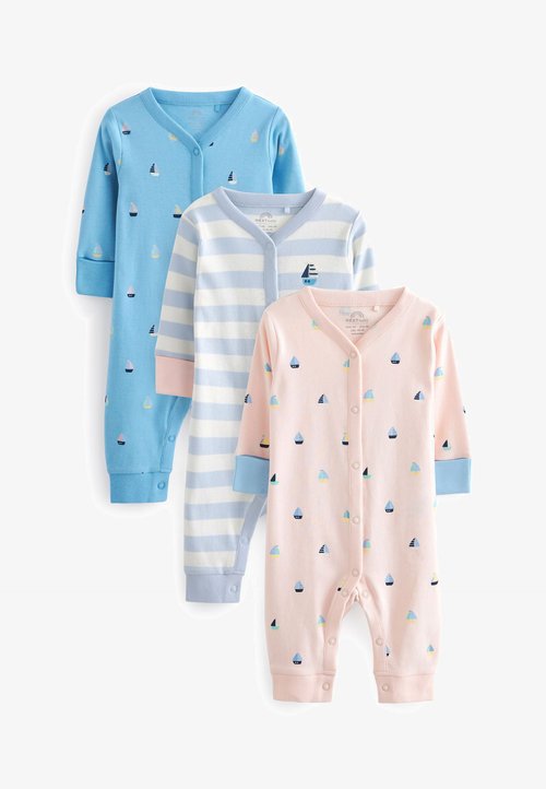 NEXT Strampler Mit Zweiwege-Reißverschluss - 4er Set Praktische Babybodys