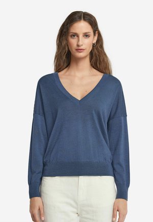 Sweatshirt - blau melange baltic blue