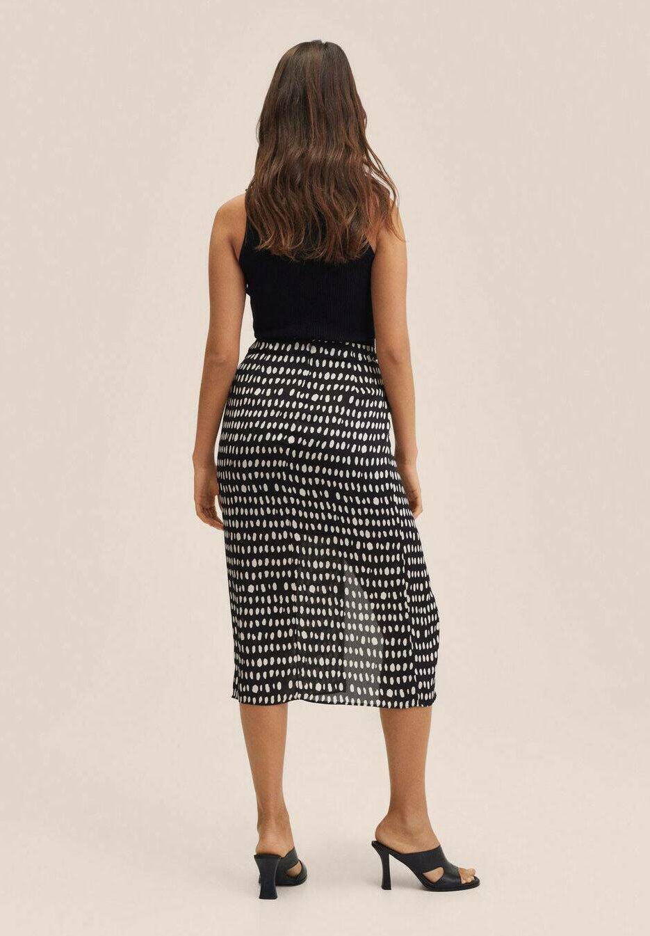 Mango Gonna a portafoglio - zwart/nero - Zalando.it