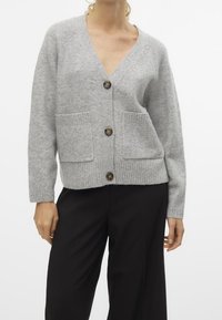 Vero Moda Kardigan - mottled light grey