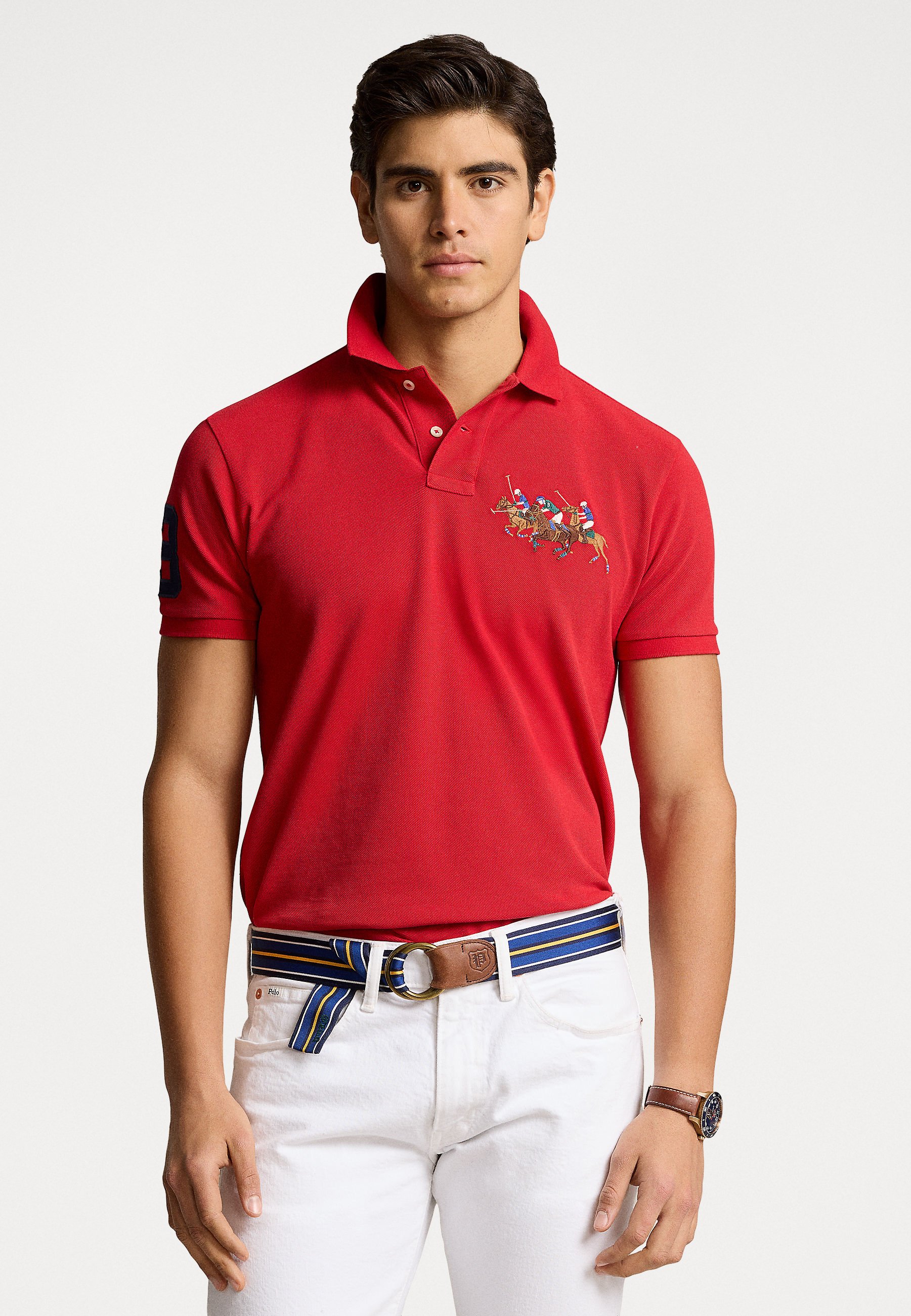 Polo Ralph Lauren CUSTOM SLIM FIT TRIPLE PONY POLO SHIRT