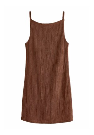 Next TEXTURED  - Vabalt langev kleit - rust brown