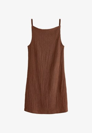 Next TEXTURED - Vabalt langev kleit - rust brown