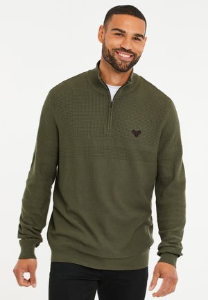 PULLOVER KNIPE - Jumper - fig leaf