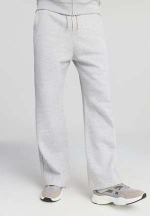 CON COULISSE - Pantaloni sportivi - grigio chiaro melange