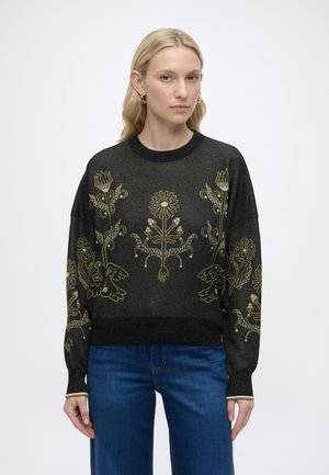 Scotch & Soda, JACQUARD RELAXED-FIT PULLOVER - Пуловер - meteorite