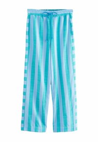 Next TALL FIT - WIDE STRIPED - Kalhoty - blue
