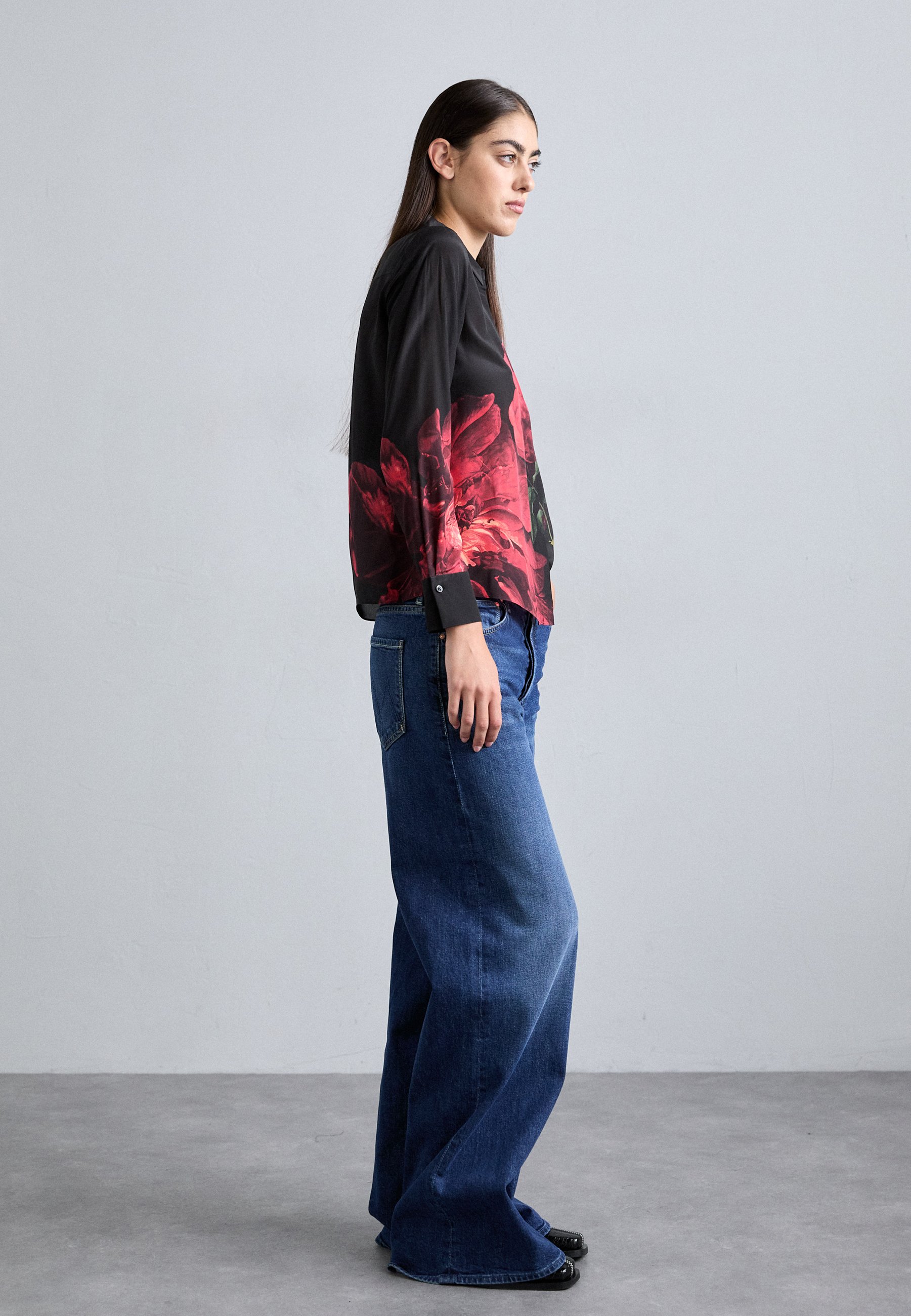 Mother THE DITCHER ROLLER SNEAK - Wide Leg - cannonball/dark Mother THE DITCHER ROLLER SNEAK - Wide Leg - cannonball/dark